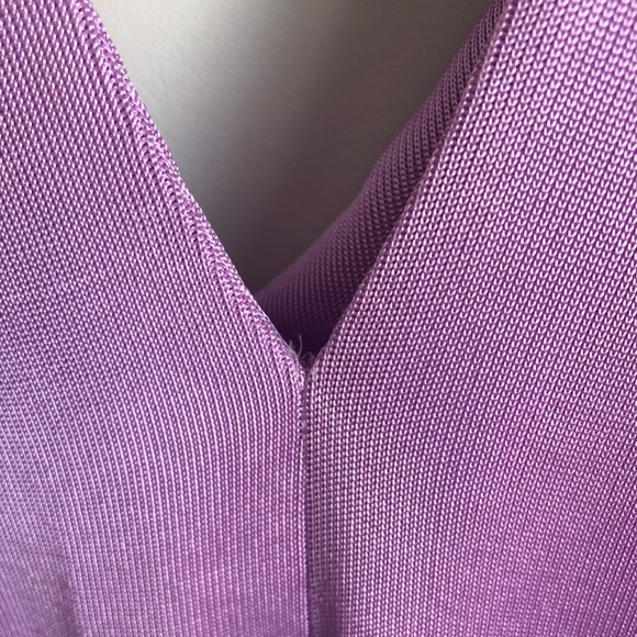 Cushnie Lilac Knit Bodycon Back Cowl Dress - Size 0 - NWOT - Picture 9 of 13